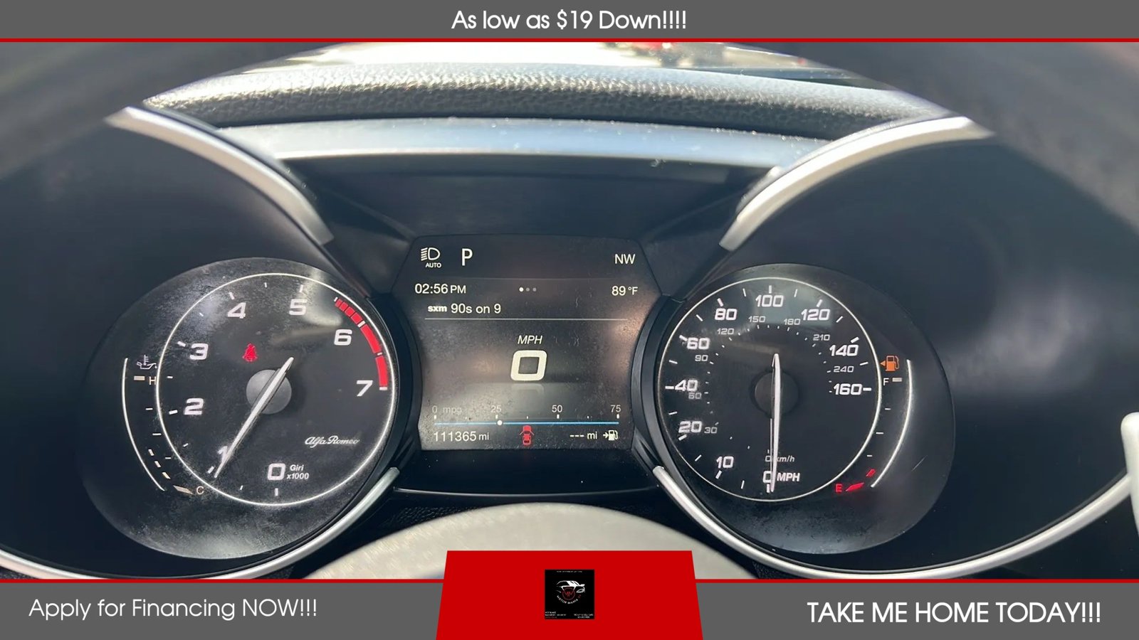 Used 2019 Alfa Romeo Giulia Ti Sport w/ Quick Order Package 22S Sport AWD/4WD image 18