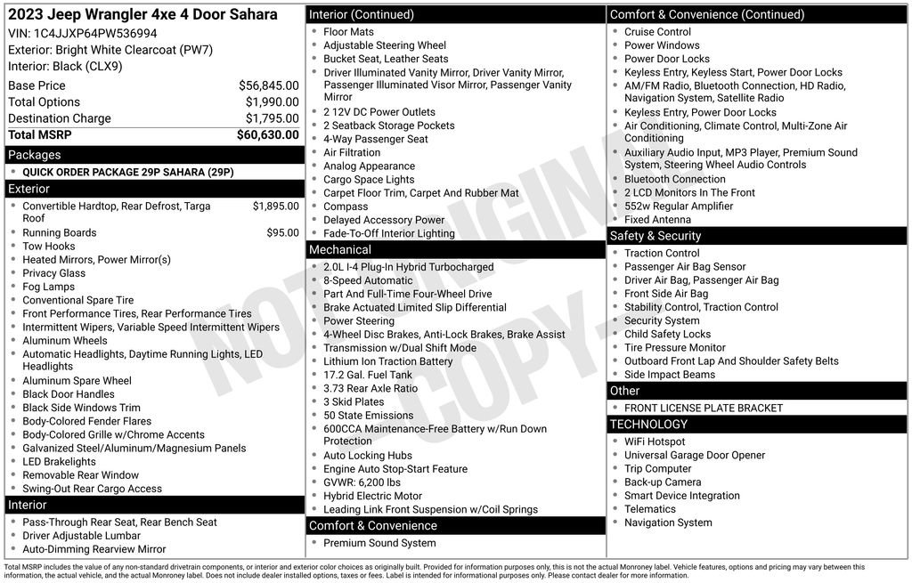 Used 2023 Jeep Wrangler Sahara 4xe image 34