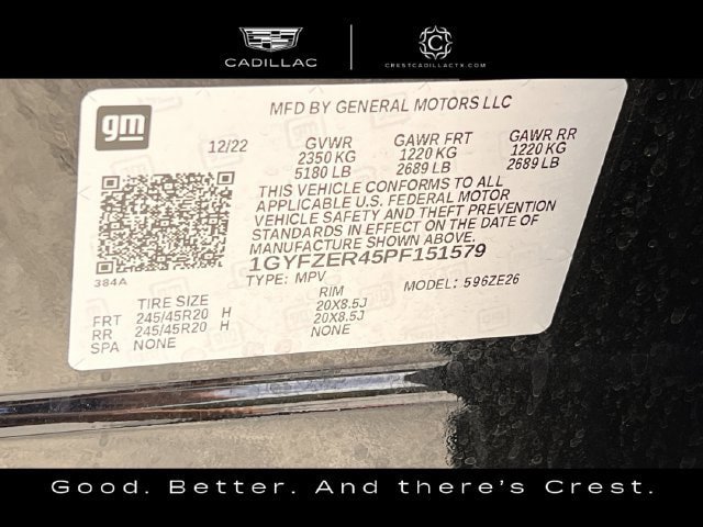 Certified 2023 Cadillac XT4 Sport w/ LPO, Onyx Lite Package FWD image 31