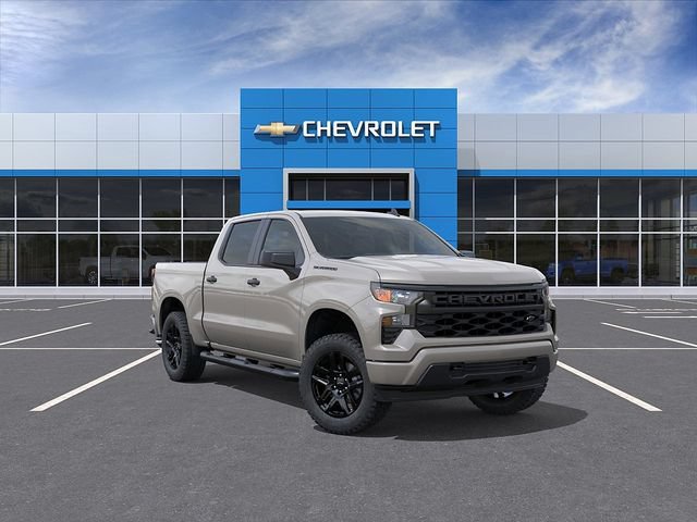 New 2026 Chevrolet Silverado 1500 Custom w/ Turbomax Blackout Package AWD/4WD image 1
