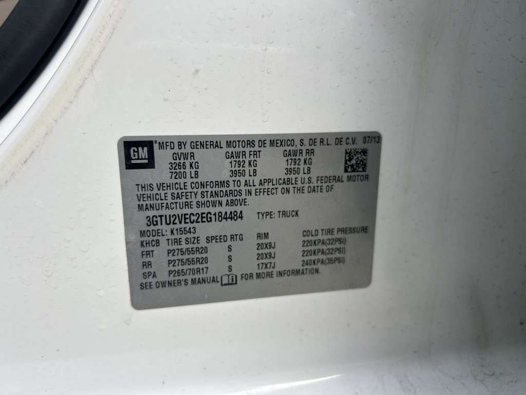 Used 2014 GMC Sierra 1500 SLT w/ SLT Crew Cab Value Package image 13