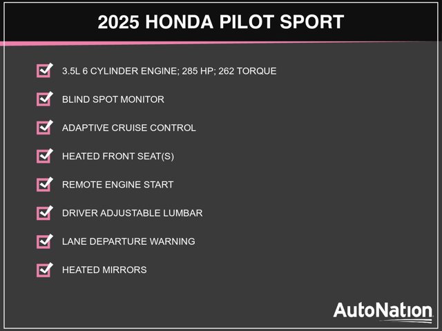 Used 2025 Honda Pilot Sport video 3