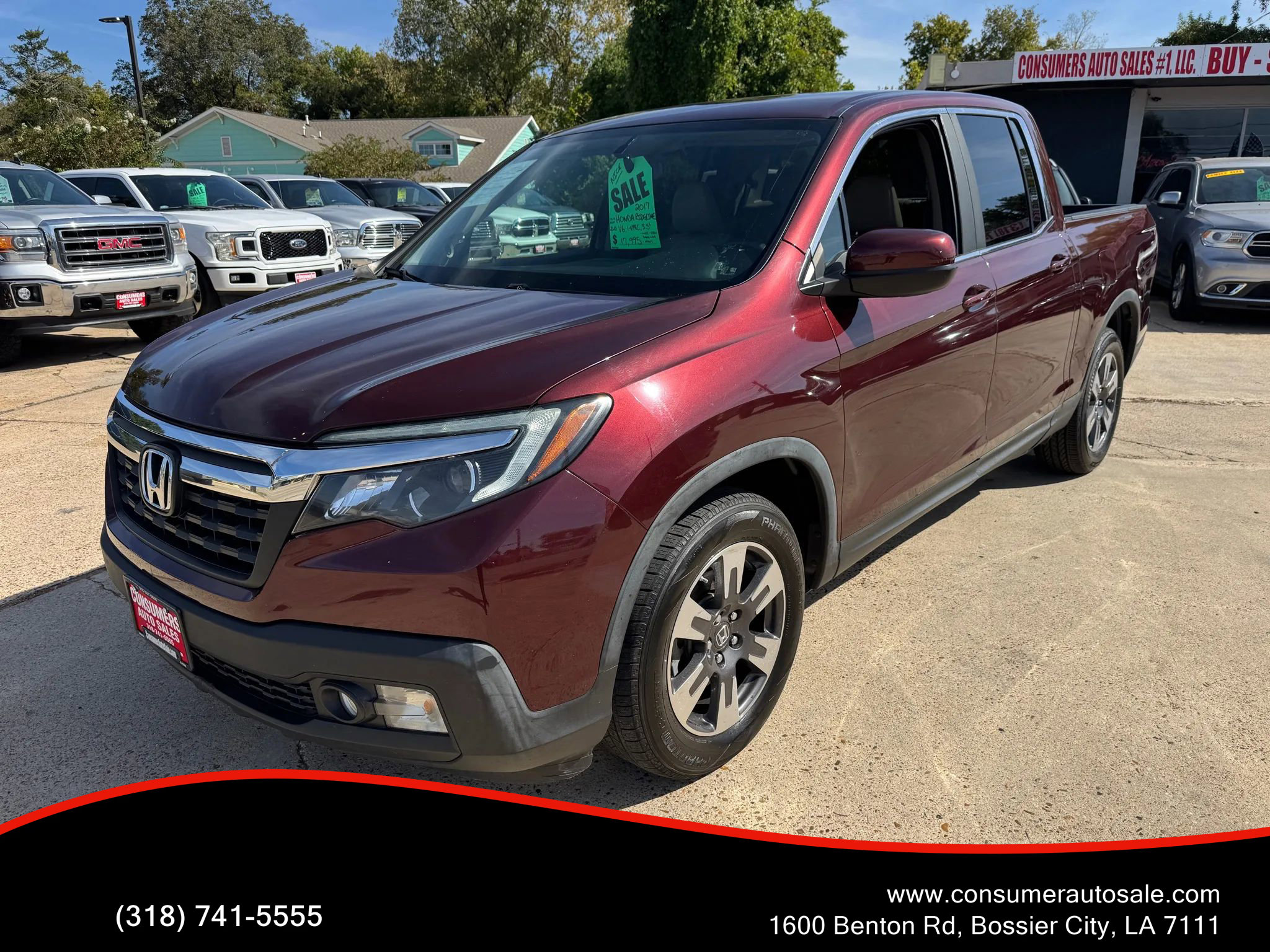 Used 2017 Honda Ridgeline RTL-T