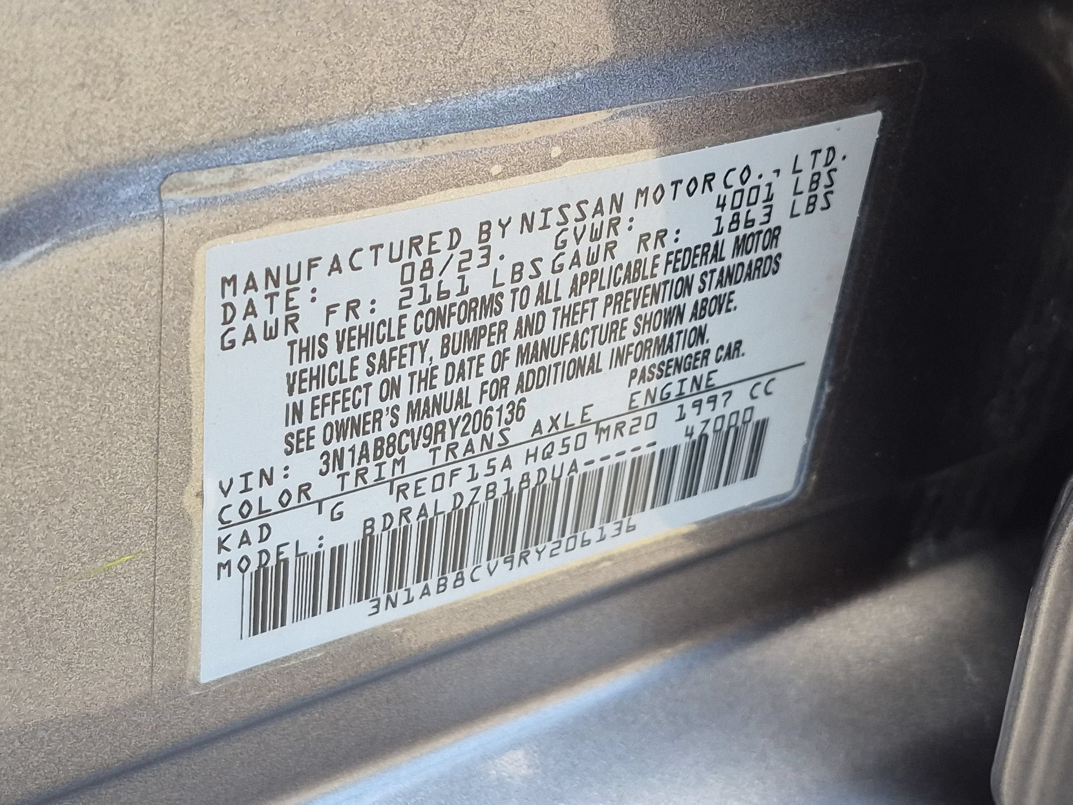 Used 2024 Nissan Sentra SV FWD image 25