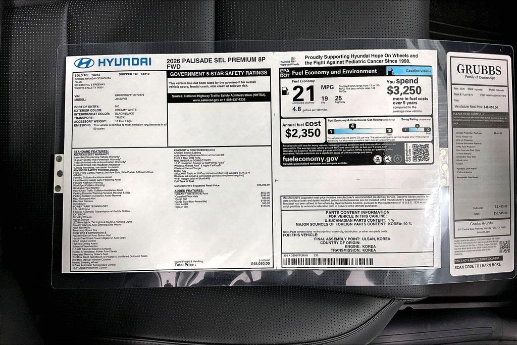 New 2026 Hyundai Palisade SEL image 40