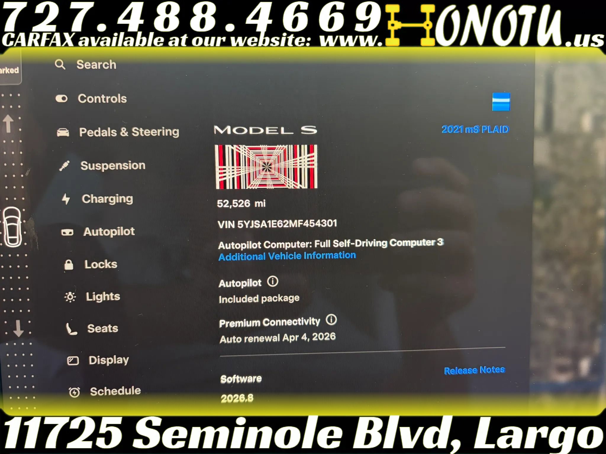 Used 2021 Tesla Model S Plaid AWD/4WD image 2