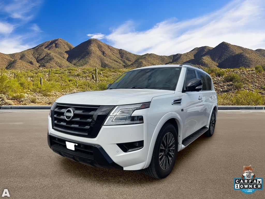 Used 2021 Nissan Armada SL w/ Midnight Edition Package RWD image 2