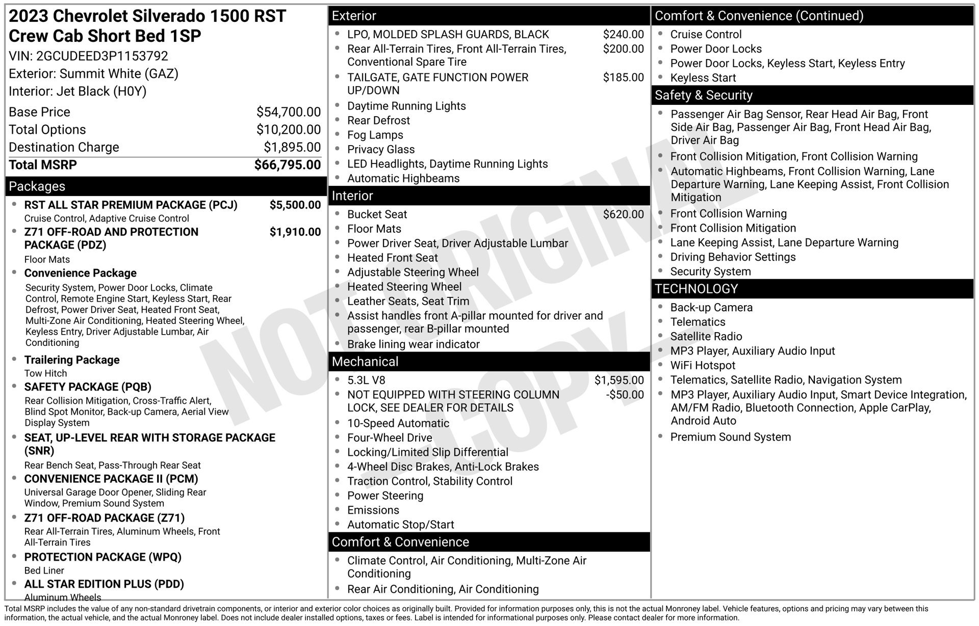 Used 2023 Chevrolet Silverado 1500 RST w/ RST All Star Premium Package AWD/4WD image 4