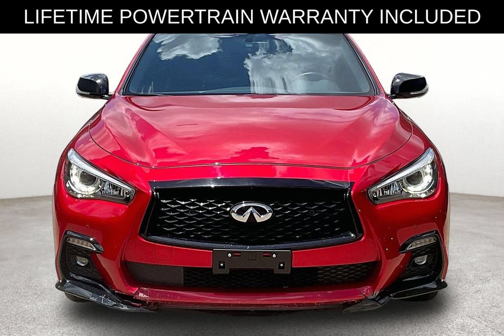 Certified 2024 INFINITI Q50 Red Sport 400 w/ Carbon Fiber Package AWD/4WD image 4