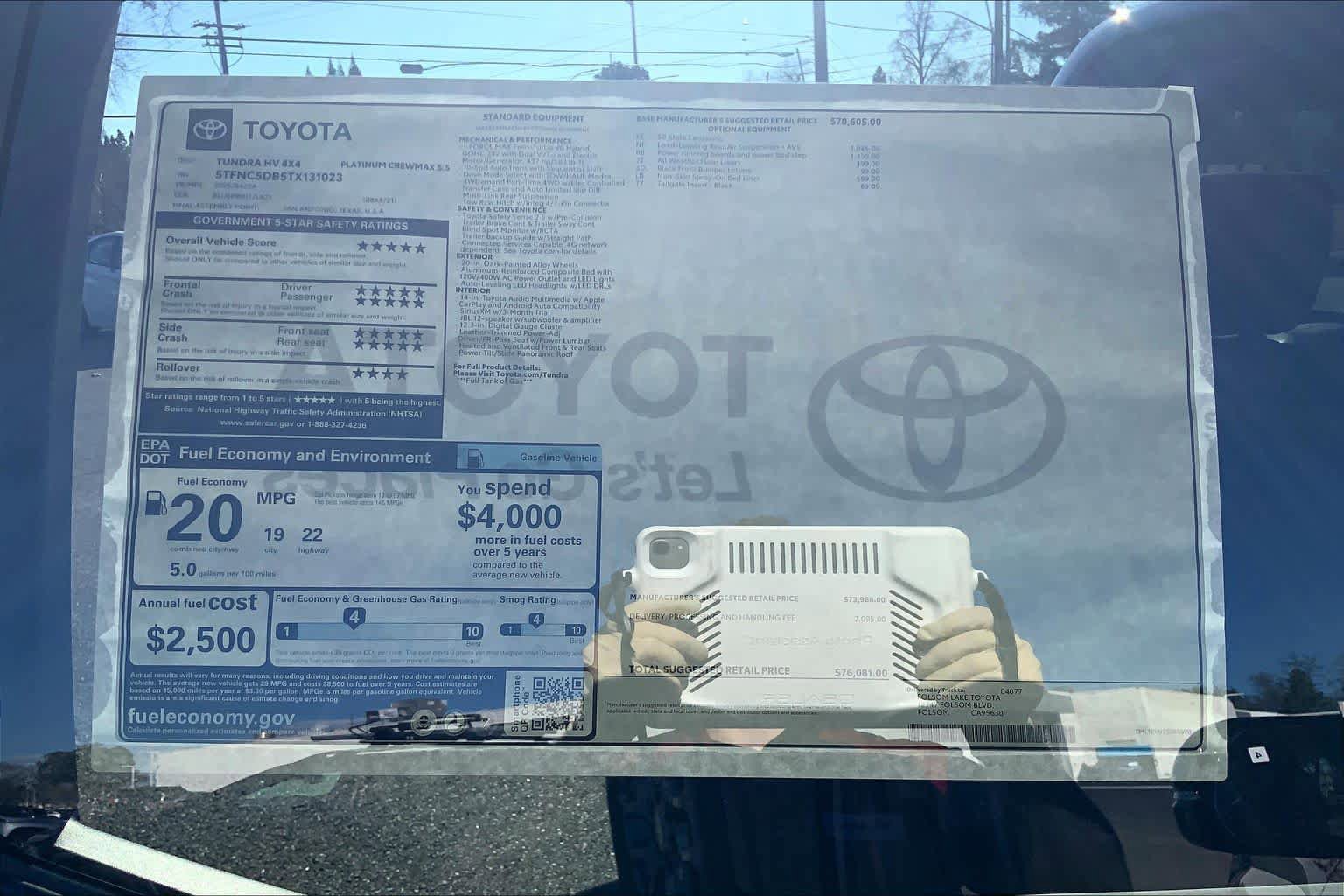 New 2026 Toyota Tundra Platinum AWD/4WD image 21