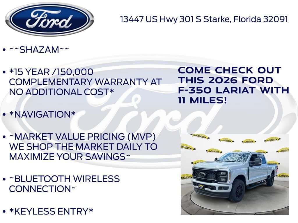 New 2026 Ford F350 Lariat w/ Black Appearance Package AWD/4WD image 5