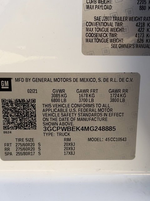 Used 2021 Chevrolet Silverado 1500 Custom image 28