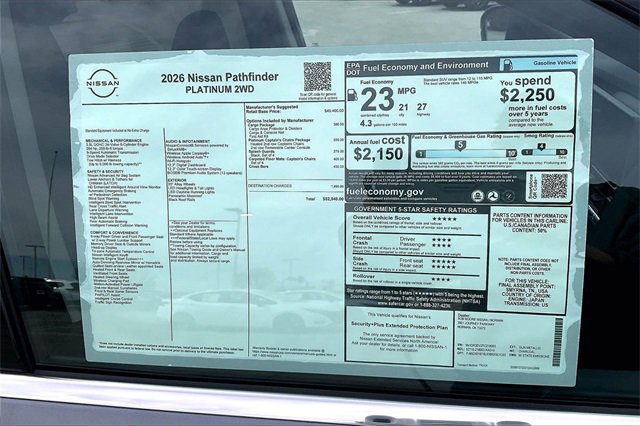 New 2026 Nissan Pathfinder Platinum image 13