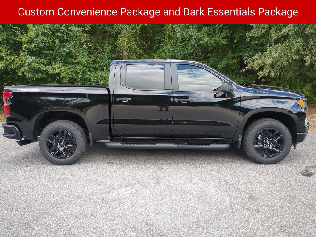New 2026 Chevrolet Silverado 1500 Custom w/ Turbomax Blackout Package AWD/4WD image 4