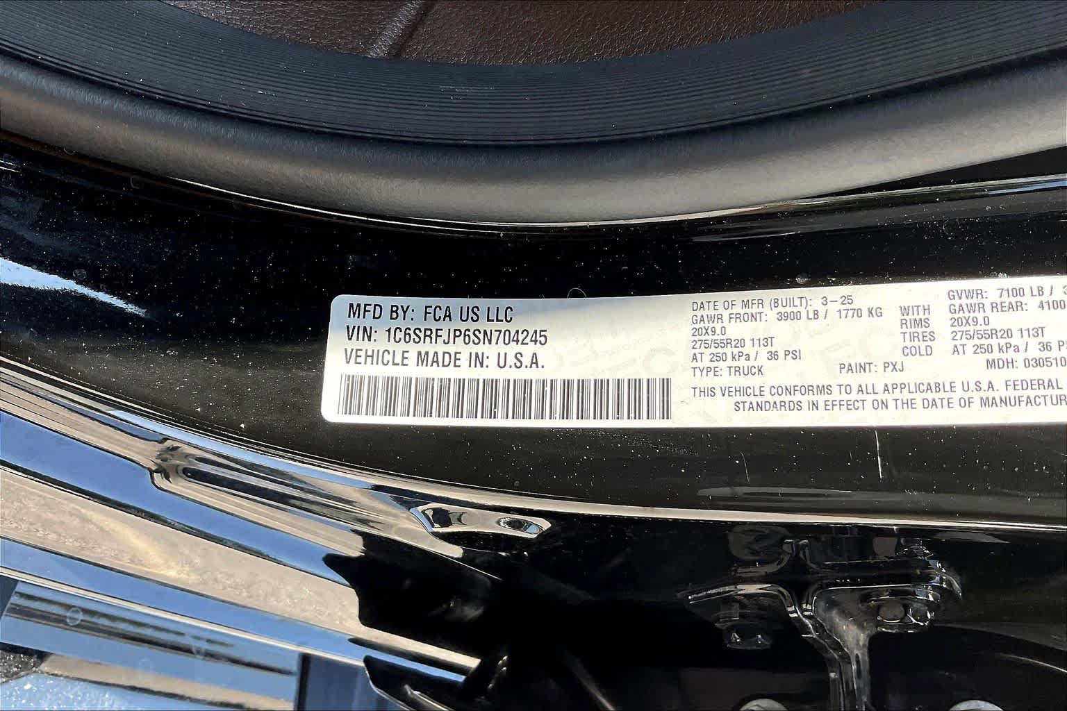 Used 2025 RAM 1500 Laramie AWD/4WD image 67