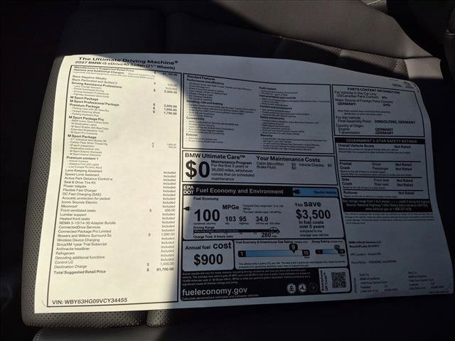 New 2027 BMW i5 eDrive40 w/ M Sport Package RWD image 17