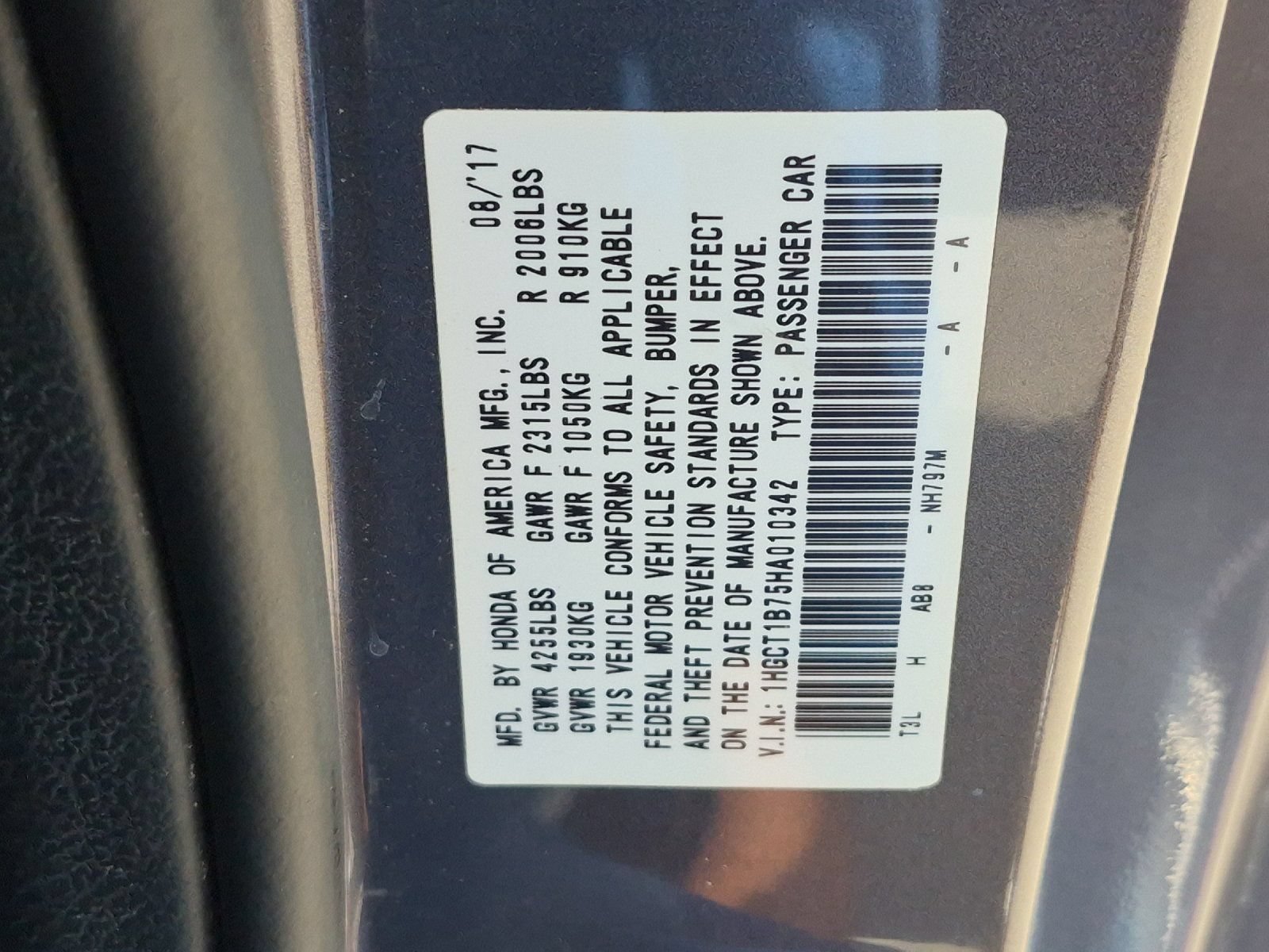 Used 2017 Honda Accord EX image 25