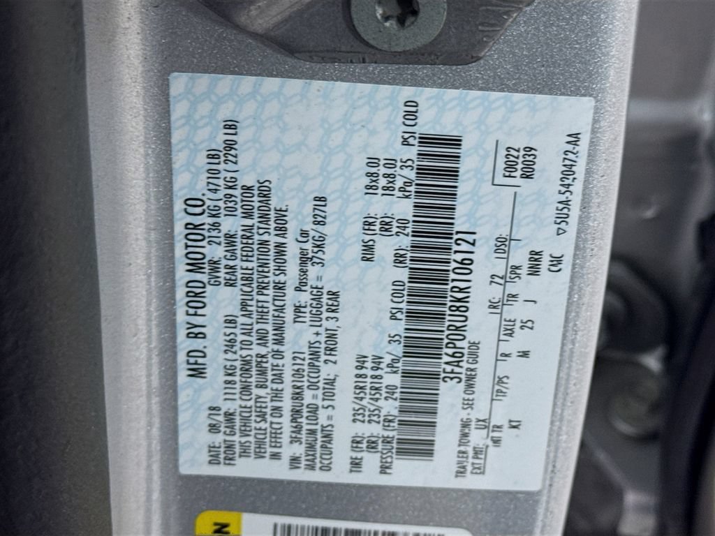Used 2019 Ford Fusion Titanium FWD image 42