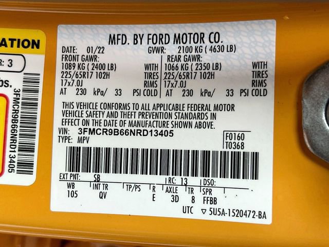 Certified 2022 Ford Bronco Sport Big Bend image 32