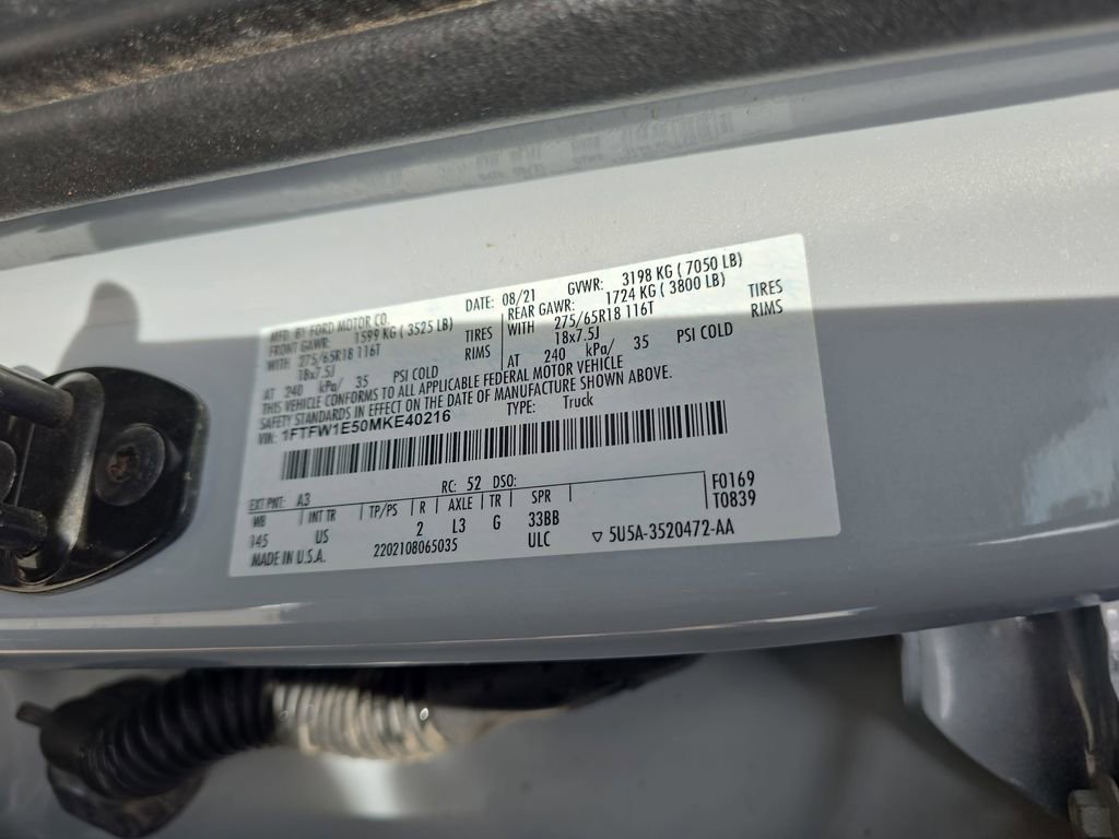Used 2021 Ford F150 XLT w/ Equipment Group 302A High image 35