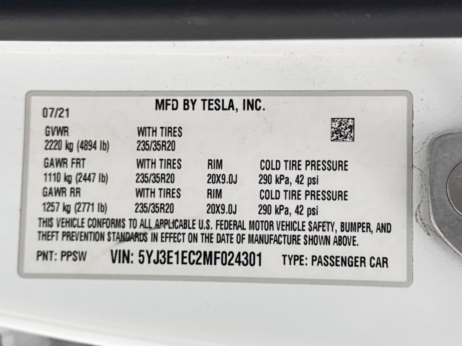 Used 2021 Tesla Model 3 Performance AWD/4WD image 39