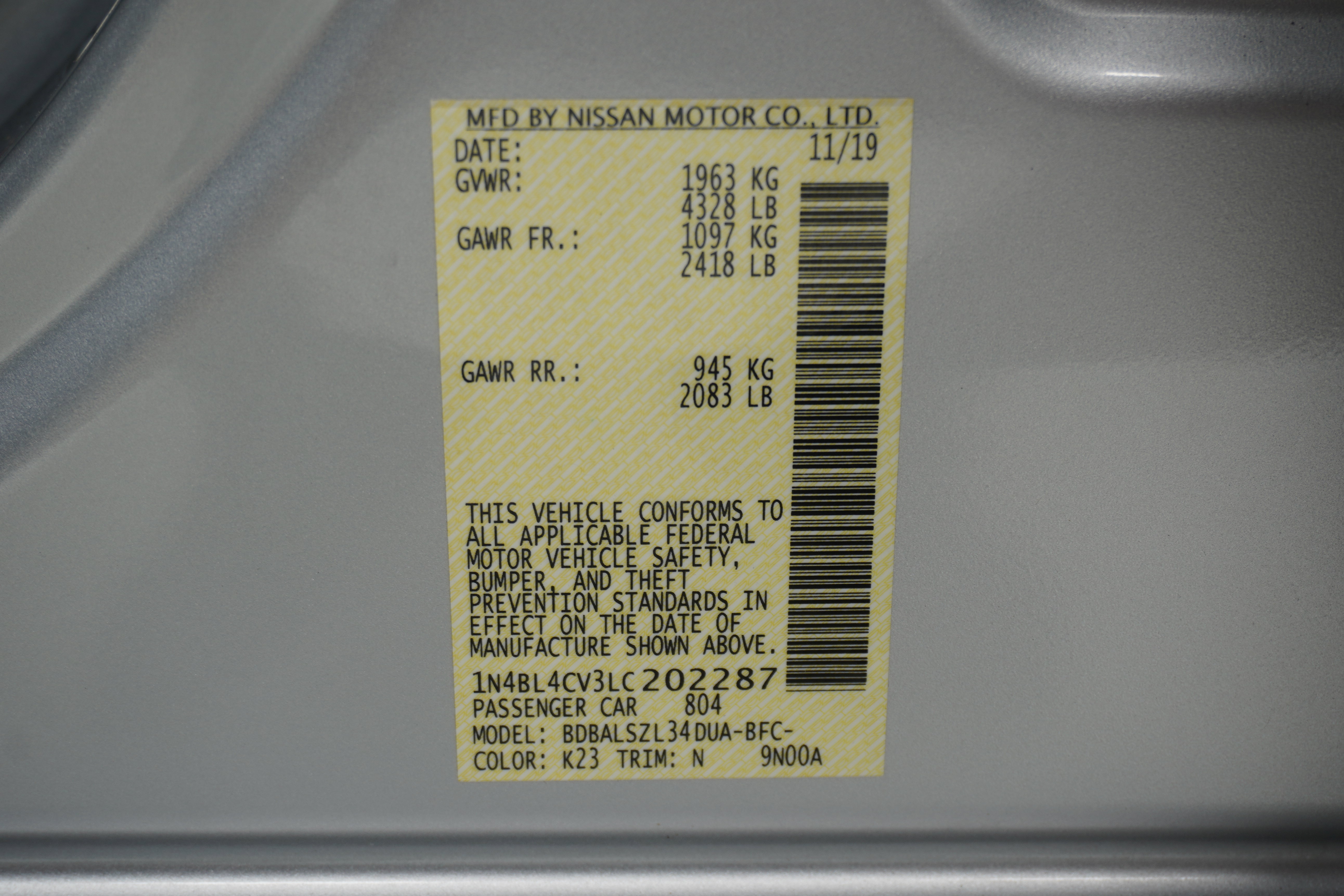 Used 2020 Nissan Altima 2.5 SR FWD image 27