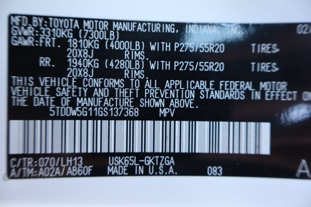 Used 2016 Toyota Sequoia Platinum AWD/4WD image 49