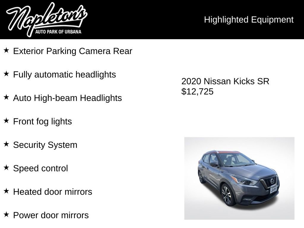 Used 2020 Nissan Kicks SR w/ SR Premium Package FWD image 7