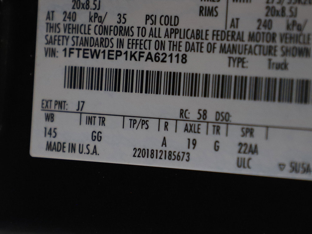 Used 2019 Ford F150 XL w/ Equipment Group 101A Mid image 28