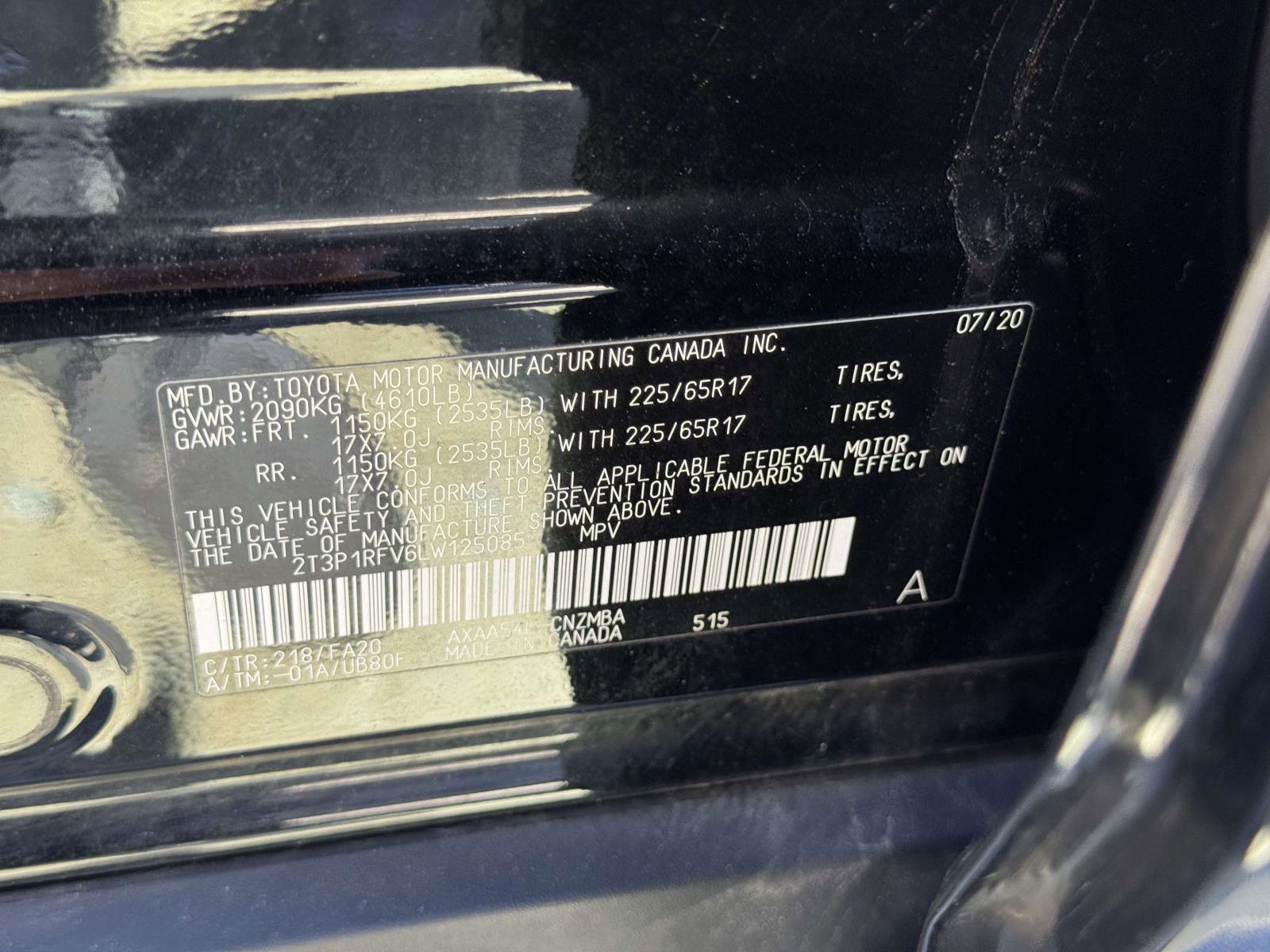 Used 2020 Toyota RAV4 XLE w/ All Weather Liner Package AWD/4WD image 16