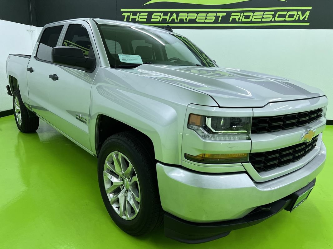 Used 2018 Chevrolet Silverado 1500 Custom w/ Texas Edition AWD/4WD image 2