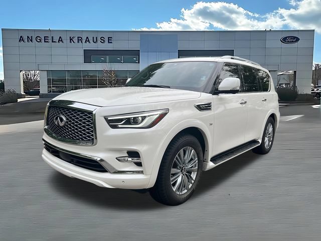 Used 2020 INFINITI QX80 Luxe w/ Proassist Package RWD video 3