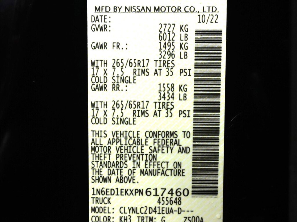 Used 2023 Nissan Frontier SV w/ SV Premium Package image 46