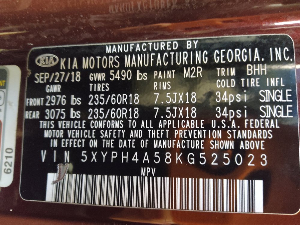 Used 2019 Kia Sorento EX image 33