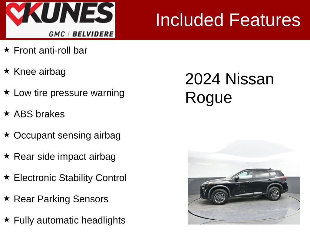 Used 2024 Nissan Rogue S AWD/4WD image 3