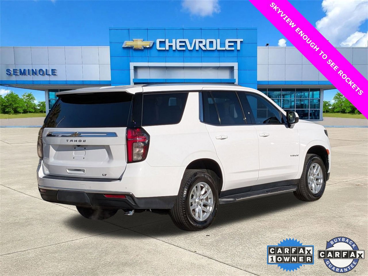 Used 2021 Chevrolet Tahoe LT w/ Rear Media and Nav Package image 4