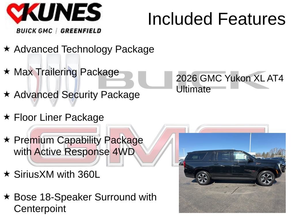 New 2026 GMC Yukon XL AT4 Ultimate image 3