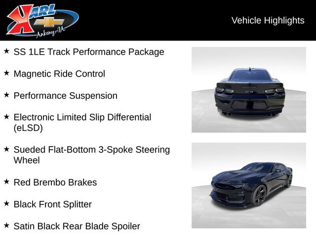 Used 2019 Chevrolet Camaro SS RWD image 3