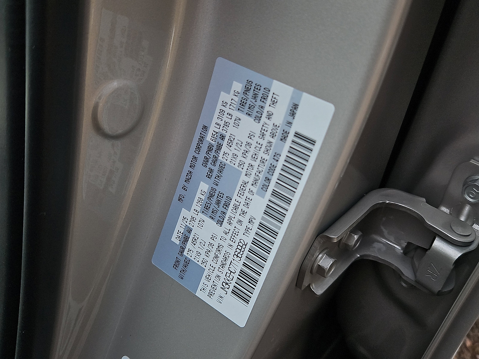 New 2026 MAZDA CX-90 3.3 Turbo S w/ Premium Plus image 20