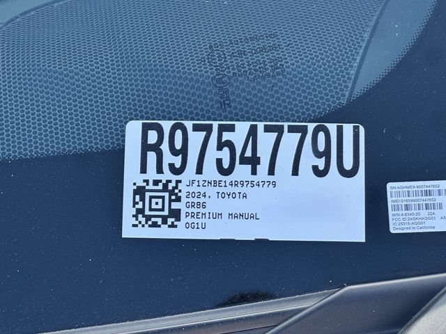 Certified 2024 Toyota GR86 Premium RWD image 30