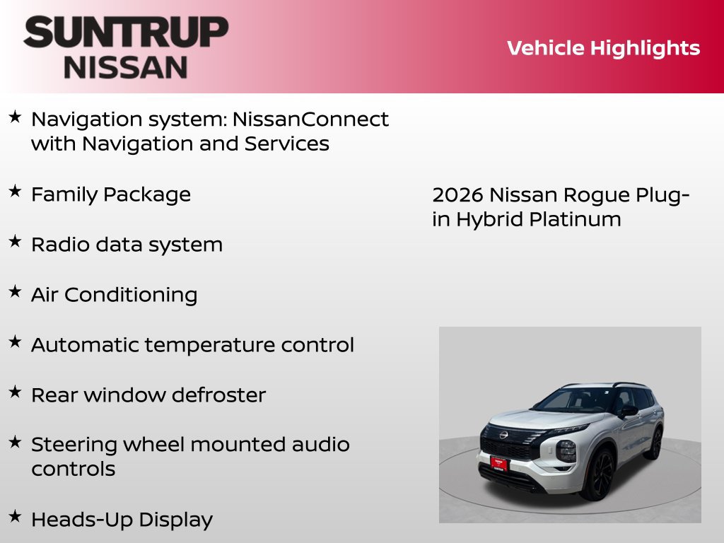 New 2026 Nissan Rogue Platinum AWD/4WD image 8