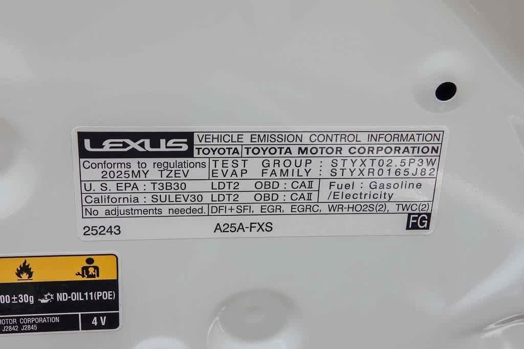 Used 2025 Lexus NX 450h+ AWD w/ Towing Package (2000 Lbs) image 27