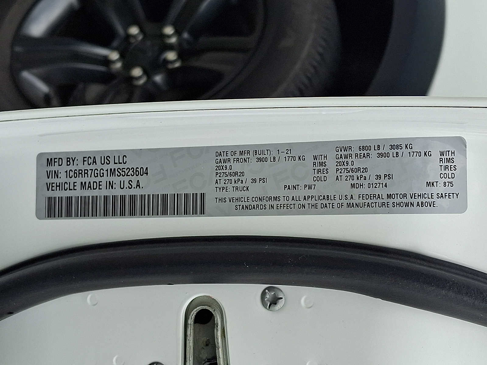 Certified 2021 RAM 1500 Warlock AWD/4WD image 26