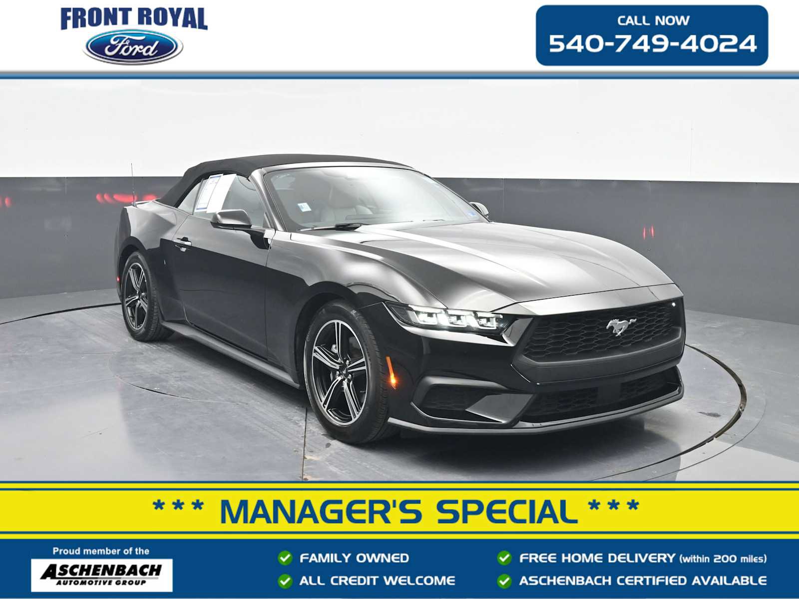 Certified 2025 Ford Mustang Premium