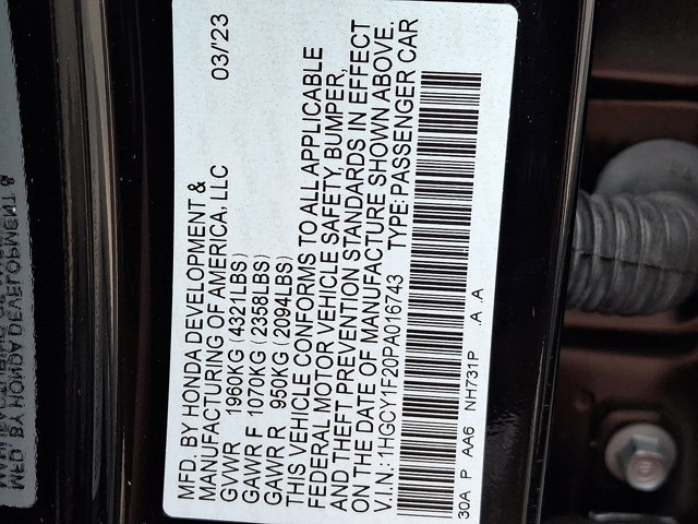Certified 2023 Honda Accord LX image 28