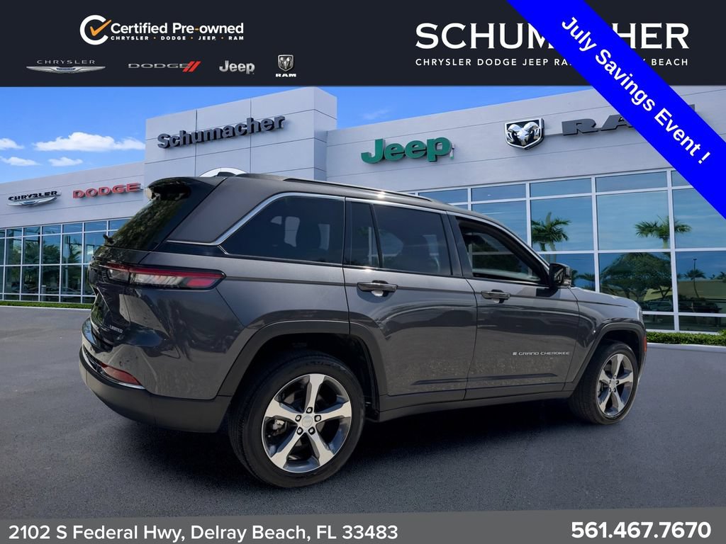 Certified 2024 Jeep Grand Cherokee Limited w/ Luxury Tech Group II RWD image 7