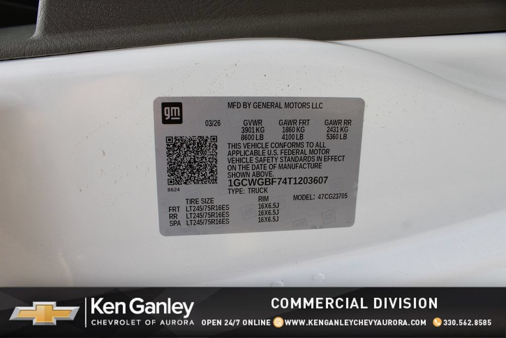 New 2026 Chevrolet Express 2500 Extended w/ Driver Convenience Package RWD image 34