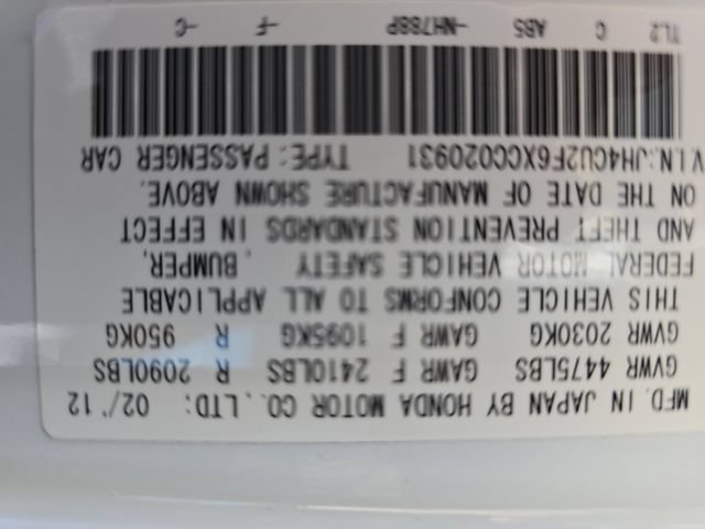 Used 2012 Acura TSX Sedan FWD image 38