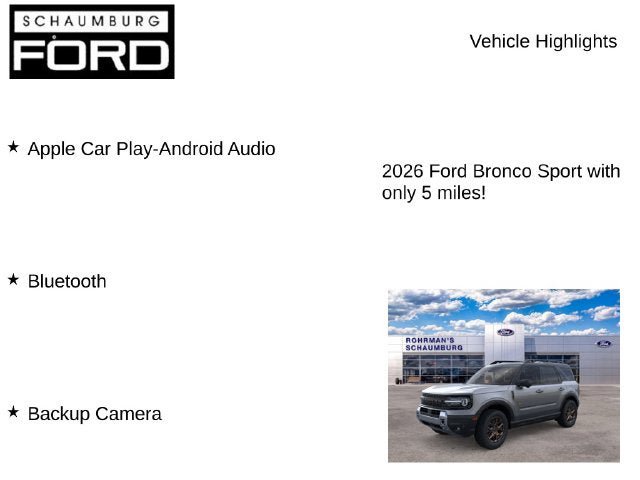 New 2026 Ford Bronco Sport Badlands AWD/4WD image 7