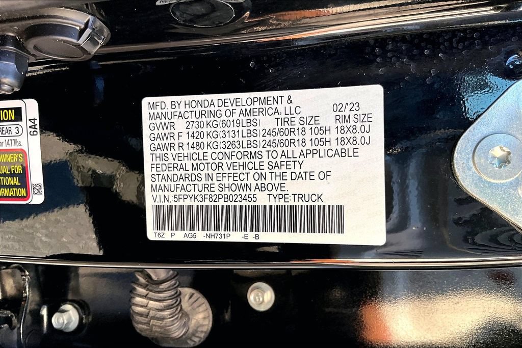 Used 2023 Honda Ridgeline Black Edition image 16